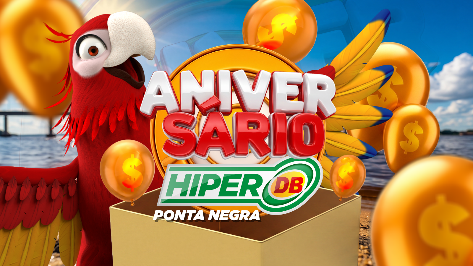 Campanha Aniversário Hiper DB Ponta Negra