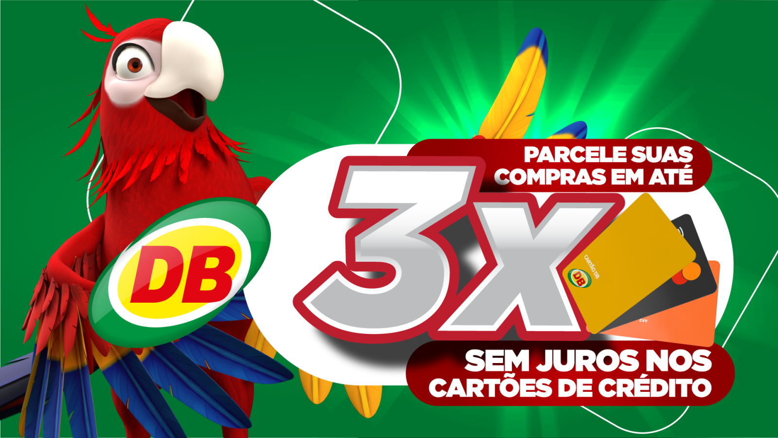 Campanha 3x Cartões DB