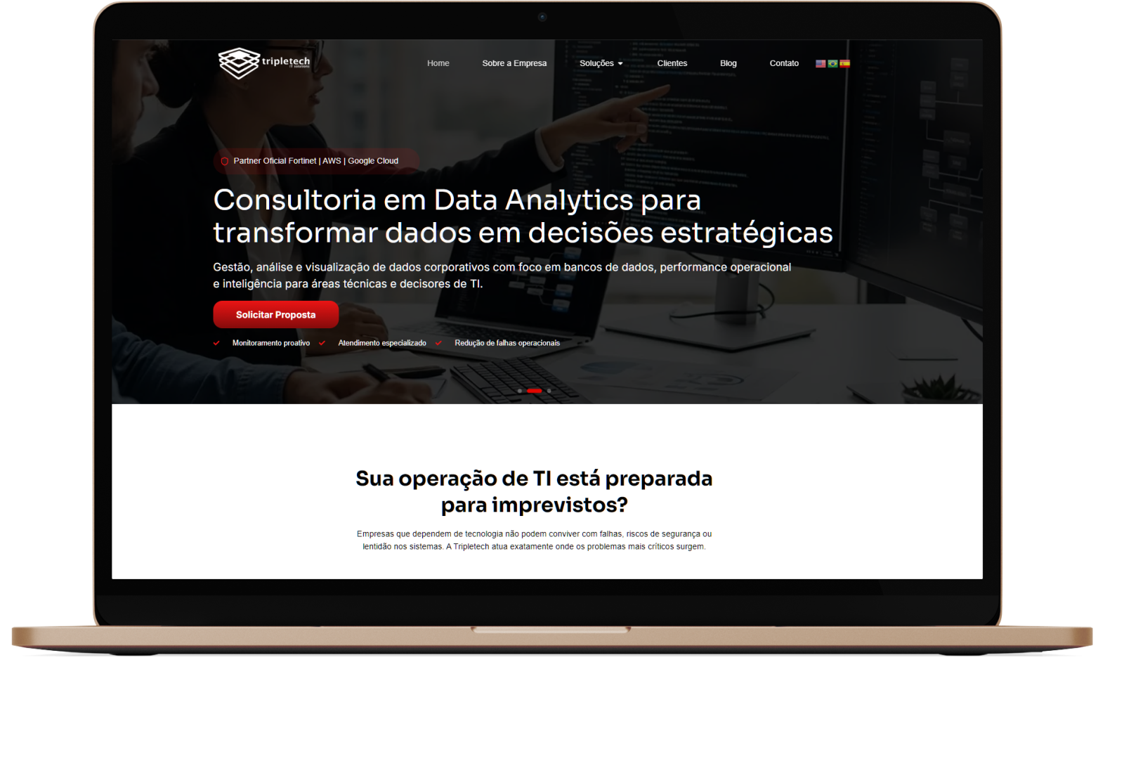 Site Institucional B2B — Tripletech IT Solutions