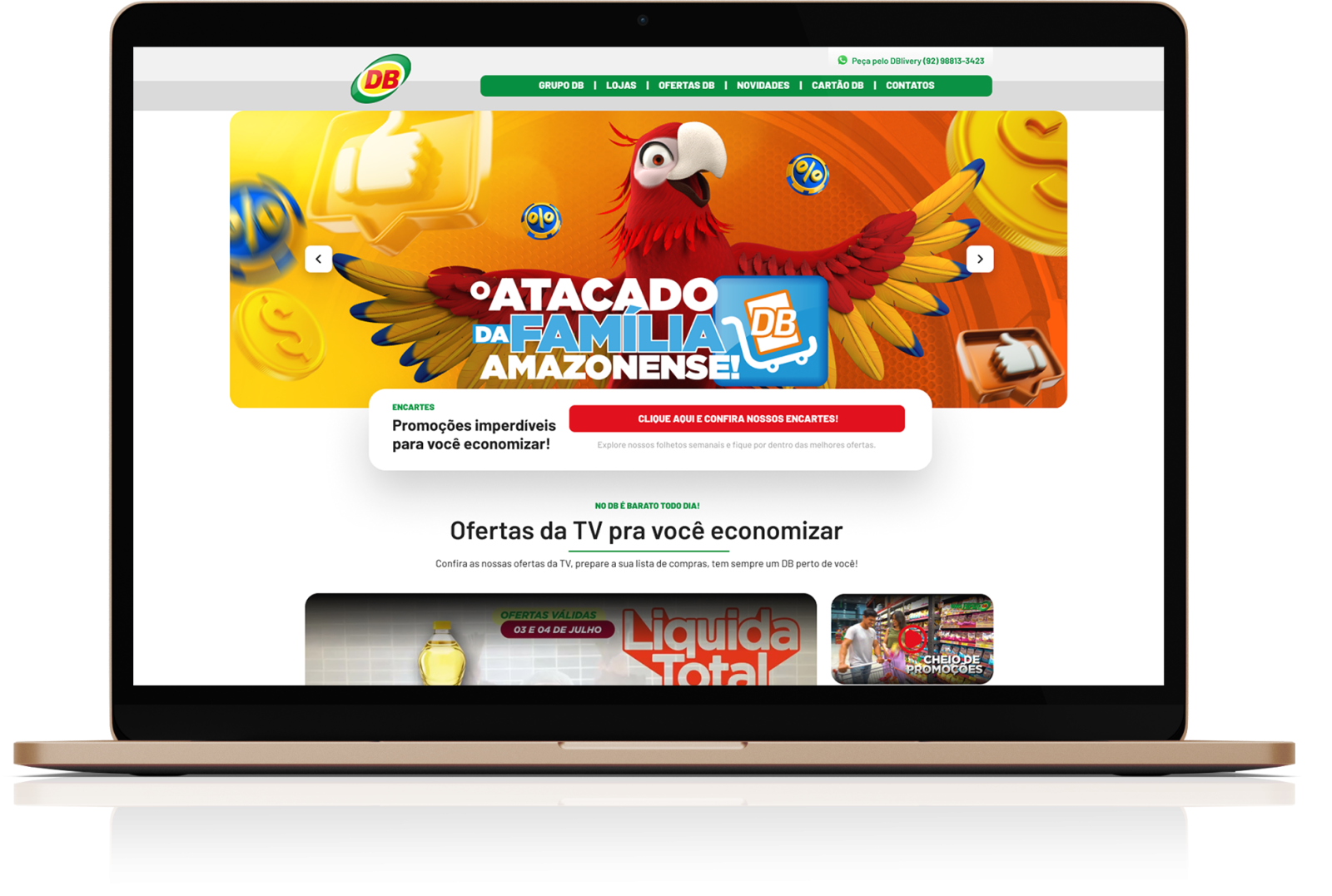 Site Institucional Grupo DB