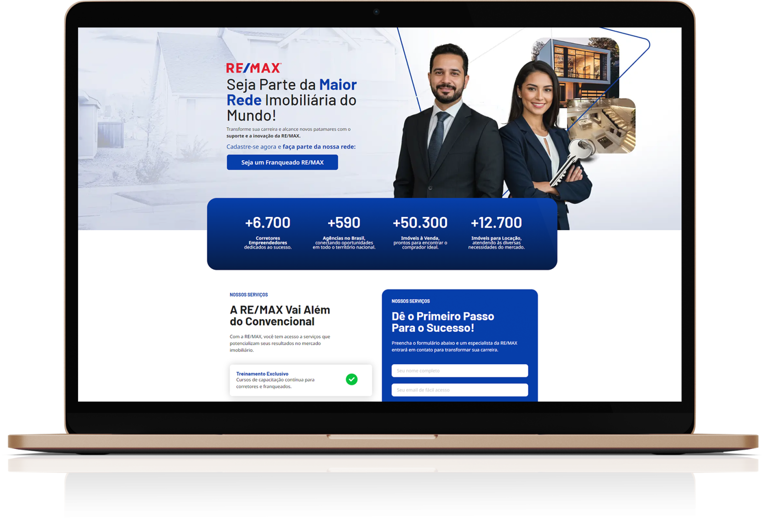 Landing Page de Captação de Franqueados — RE/MAX