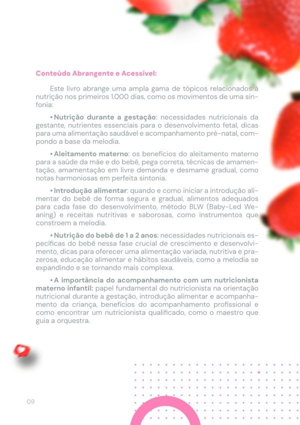 Design de Capa e Diagramação de E-book / Livro — Bebê Saudável, Futuro Brilhante