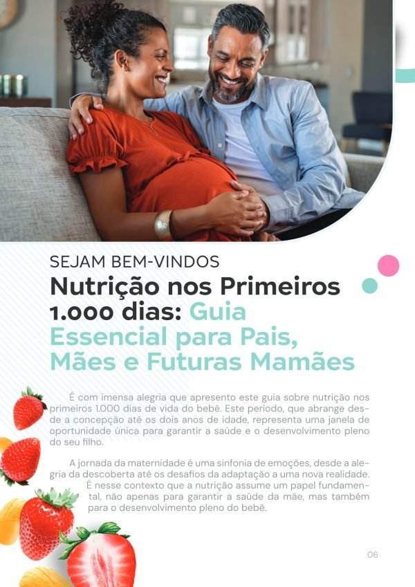 Design de Capa e Diagramação de E-book / Livro — Bebê Saudável, Futuro Brilhante
